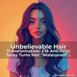 Artistic representation for Unbelievable Hair Transformation: £16 Anti-Frizz Spray Turns Hair "Waterproof" and "Satin Straight"