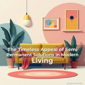 Read more about the article The Timeless Appeal of Semi Permanent Solutions in Modern Living