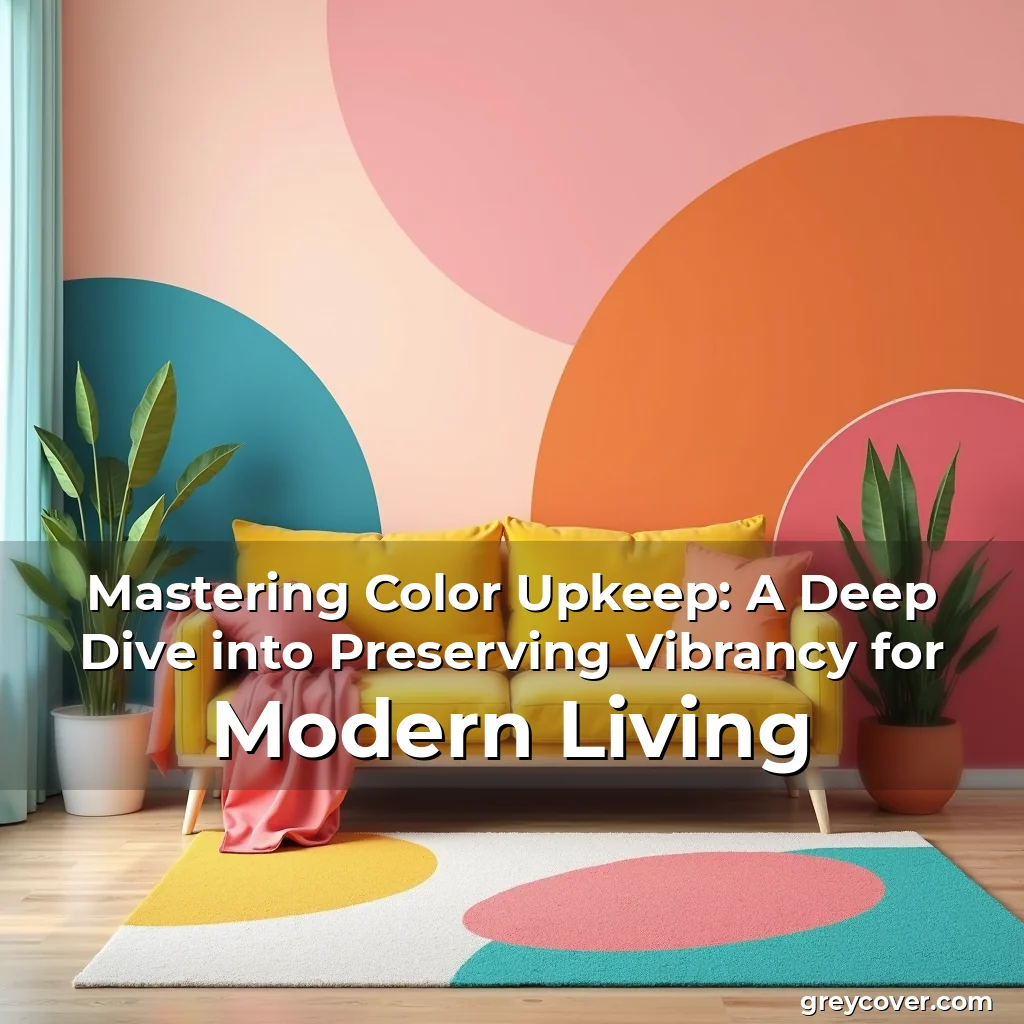 Read more about the article Mastering Color Upkeep: A Deep Dive into Preserving Vibrancy for Modern Living