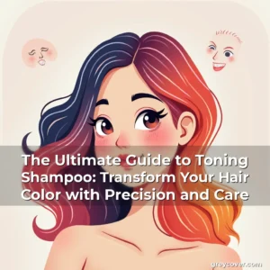 Artistic representation for The Ultimate Guide to Toning Shampoo: Transform Your Hair Color with Precision and Care