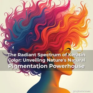 Read more about the article The Radiant Spectrum of Keratin Color: Unveiling Nature’s Natural Pigmentation Powerhouse