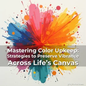 Read more about the article Mastering Color Upkeep: Strategies to Preserve Vibrance Across Life’s Canvas