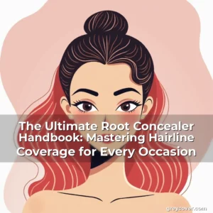 Artistic representation for The Ultimate Root Concealer Handbook: Mastering Hairline Coverage for Every Occasion