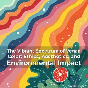 Artistic representation for The Vibrant Spectrum of Vegan Color: Ethics, Aesthetics, and Environmental Impact